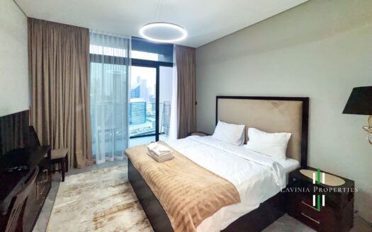 Fully Furnished | Canal and Burj Khalifa View