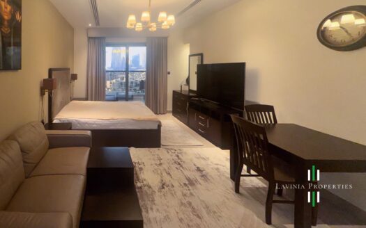 SPACIOUS FURNISHED STUDIO | FULL BURJ KHALIFA VIEW