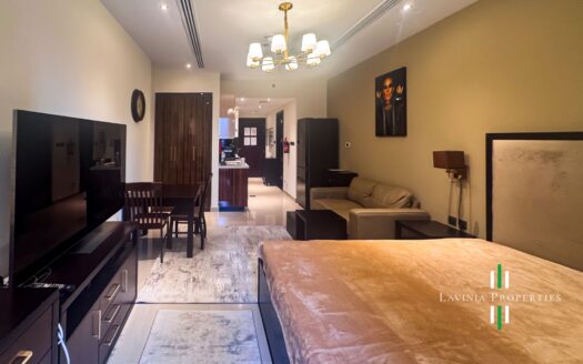 SPACIOUS FURNISHED STUDIO | FULL BURJ KHALIFA VIEW