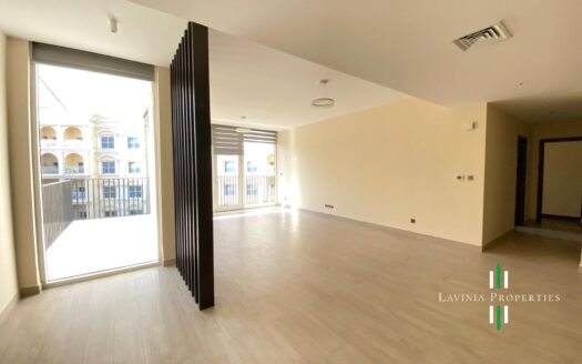 SPACIOUS LIVING ROOM | POOL VIEW | VACANT 2 BHK