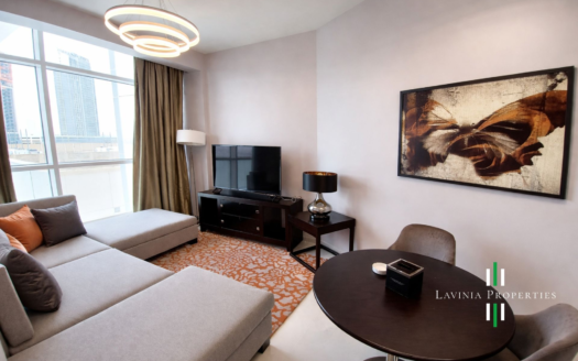 VACANT FULLY FURNISHED 1 BHK w/ BALCONY FOR RENT