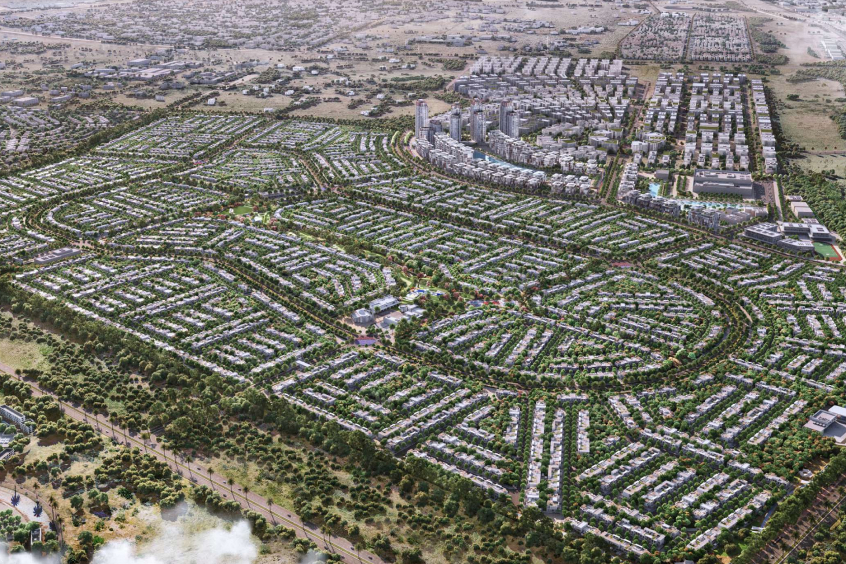 Warsan 4 and International City eastern Dubai development corridor showing residential growth ahead of Dubai Metro Blue Line opening in 2029