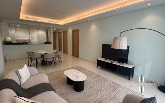 FULLY-FURNISHED 2 BHK | HIGH FLOOR | READY TO MOVE