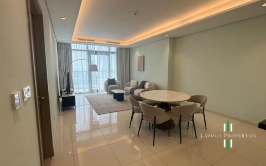 FULLY-FURNISHED 2 BHK | HIGH FLOOR | READY TO MOVE
