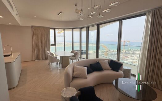 SEA VIEWS | HIGH FLOOR | 1BR APARTMENT + STUDY